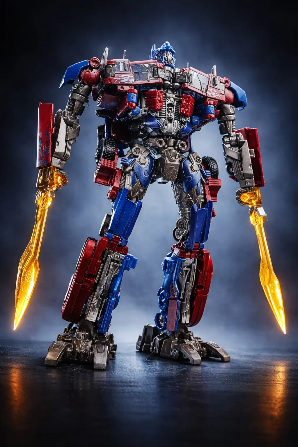 Action figure robô transformável colecionável