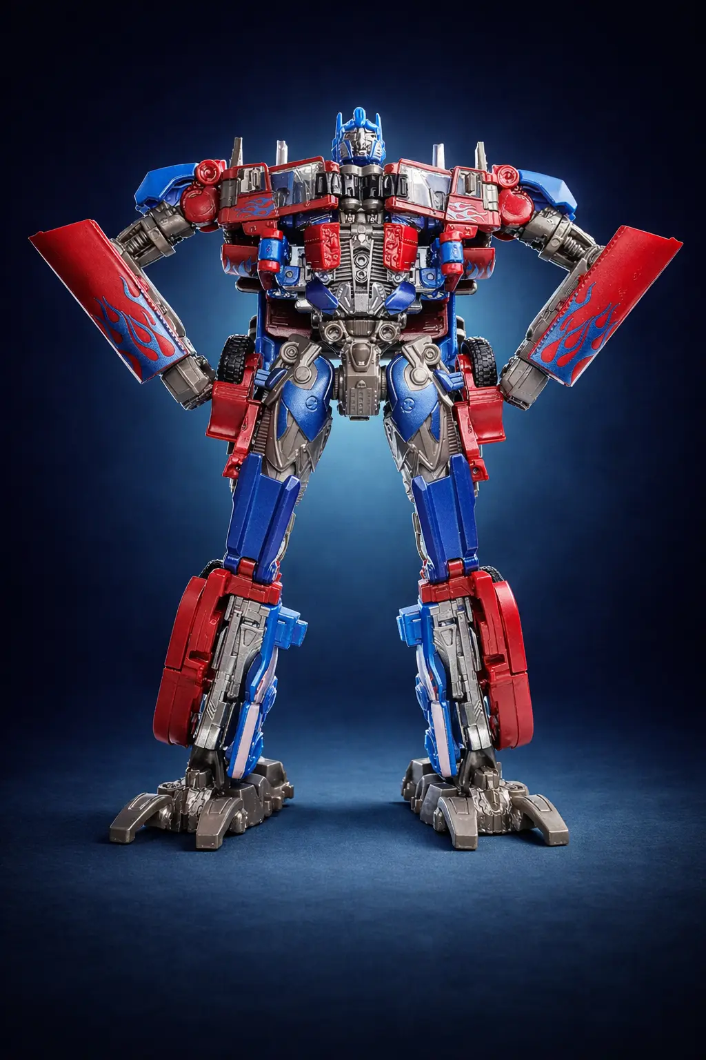 Action figure robô em outro ângulo